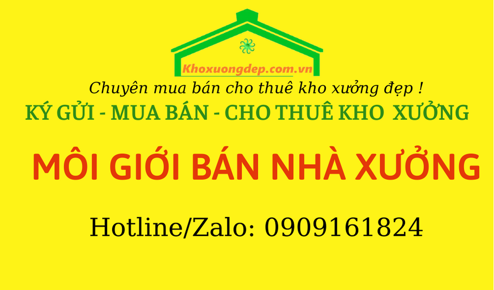 môi giới bán nhà xưởng