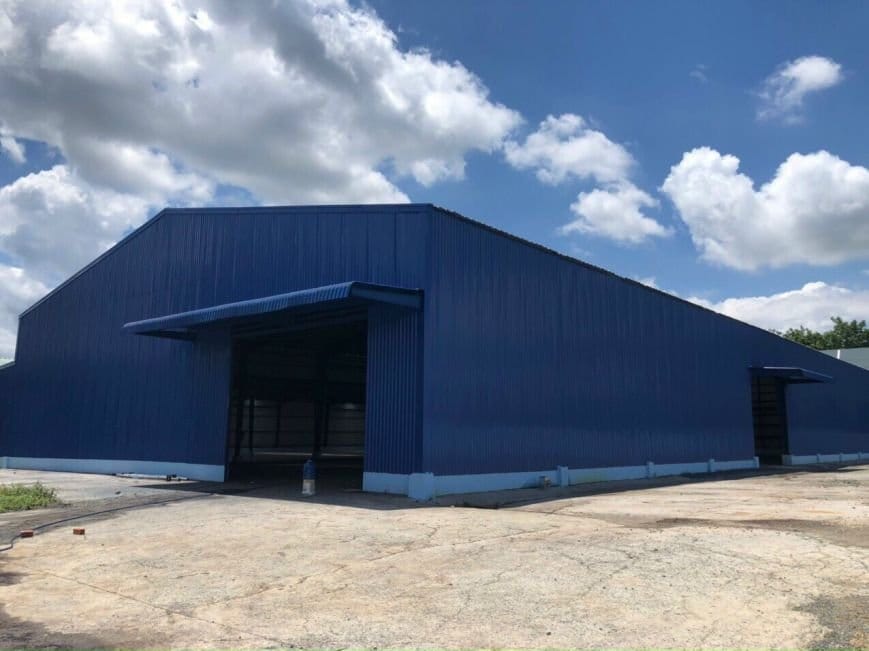 Cho thuê nhà xưởng 5100m2 đường xe container Củ Chi giá tốt.