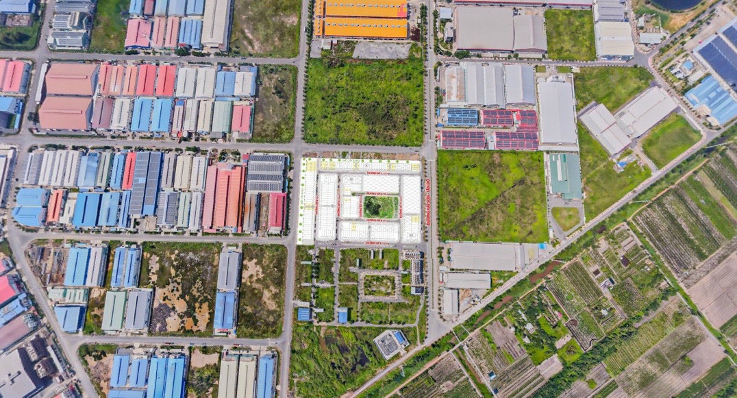 giá thuê đất kcn xuyên á, long an
