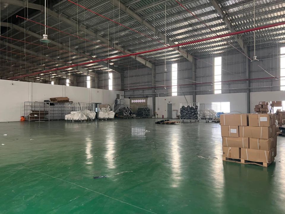 Cho thuê kho xưởng Long An 5.000m2 trong KCN Hải Sơn mới 100% giá rẻ