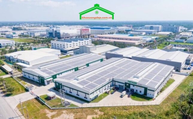 Giá thuê đất & giá thuê kho xưởng của khu công khu công nghiệp Tân Đông Hiệp A