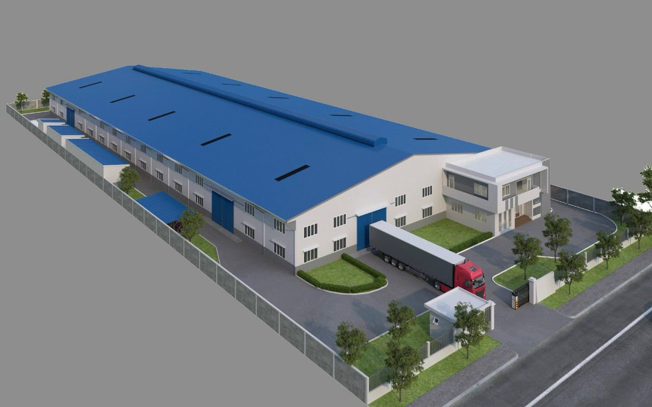 Cho thuê nhà xưởng 3200m2 trong KCN Hải Sơn, Đức Hoà, Long An