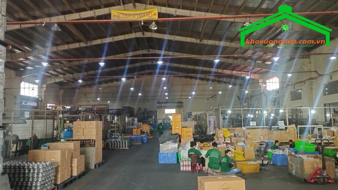 Cho thuê kho xưởng mặt tiền 3000-4500m2 Bến Lức, Long An