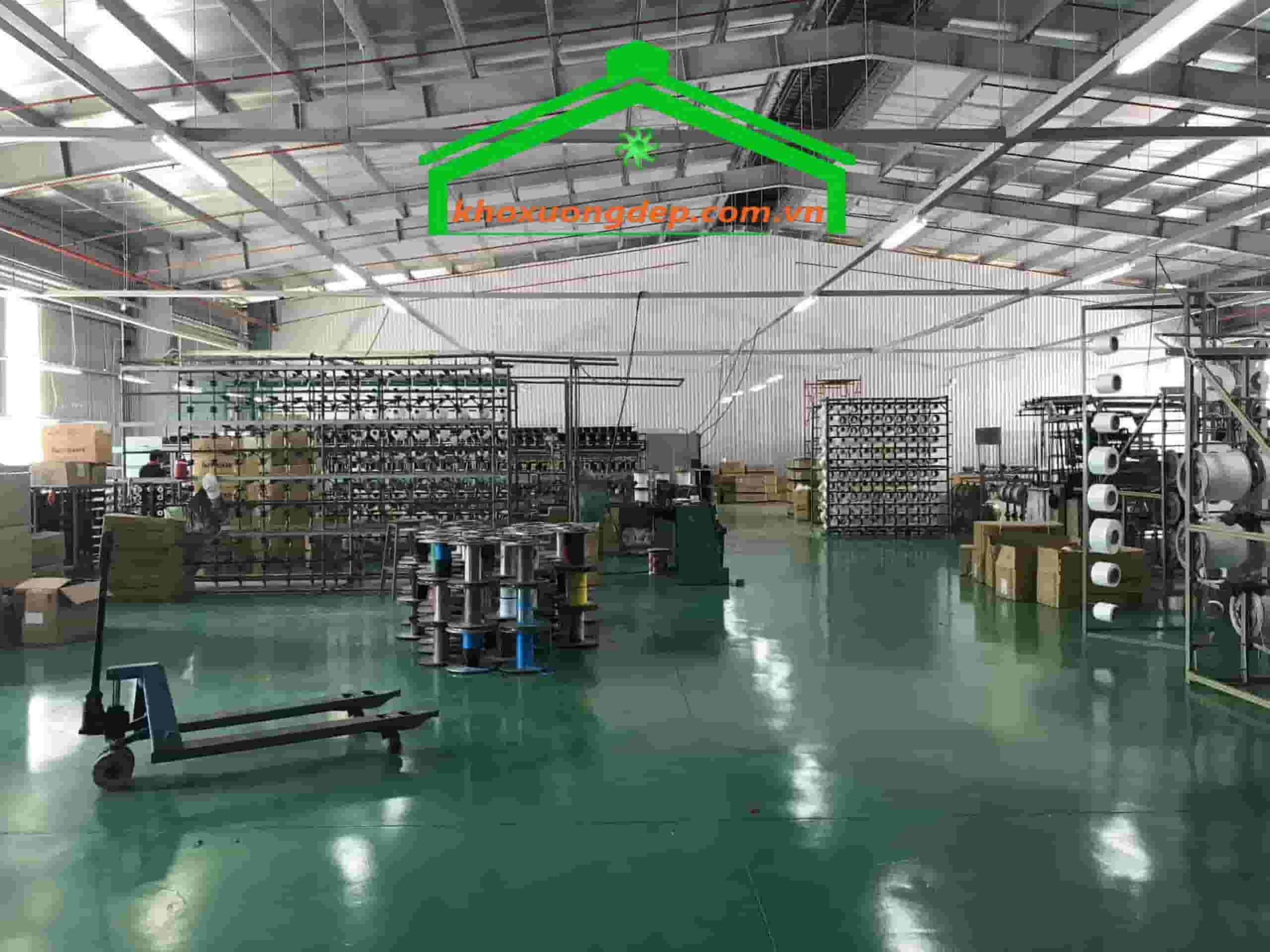 Xưởng dệt nhuộm cần bán trong Khu công nghiệp Phúc Long )