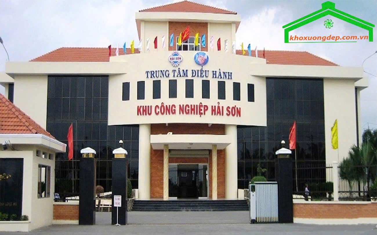 Ban quản lý Khu công nghiệp Hải Sơn-Đức Hòa Đông-Liên hệ thuê mua đất, xưởng