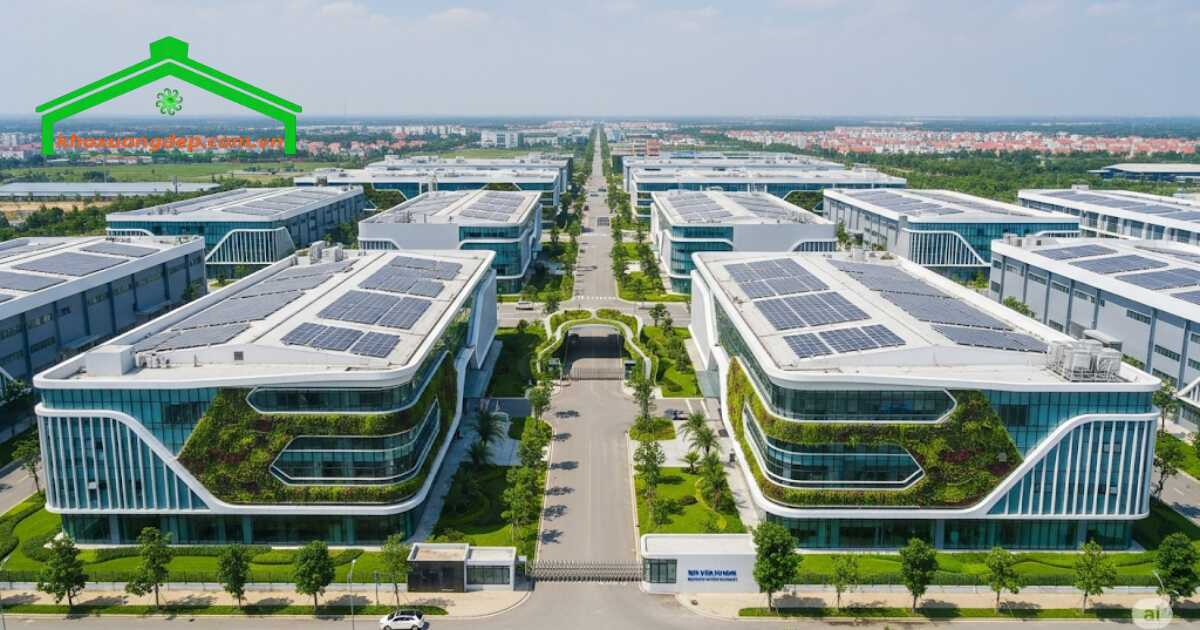 Khu công nghiệp hiện đại, xanh: Hút đầu tư FDI và phát triển bền vững.