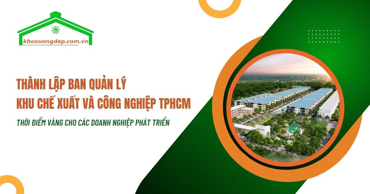Ban Quản lý các Khu chế xuất và công nghiệp TPHCM mới ra mắt, mở ra kỷ nguyên phát triển đột phá.