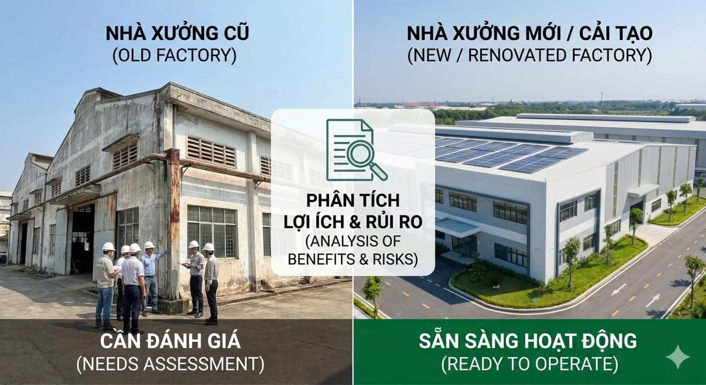 Vì sao nên mua nhà xưởng cũ